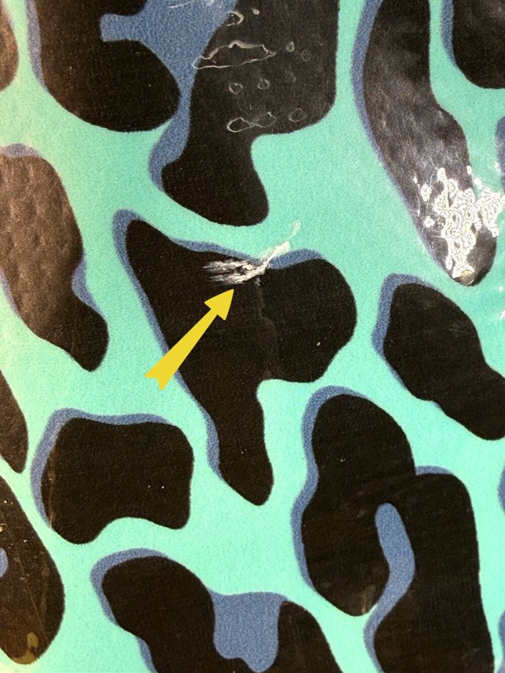 Consuela “Blue Jag” Grab ’N Go Basic Bag Turquoise Leopard Tote - Picture 15 of 16